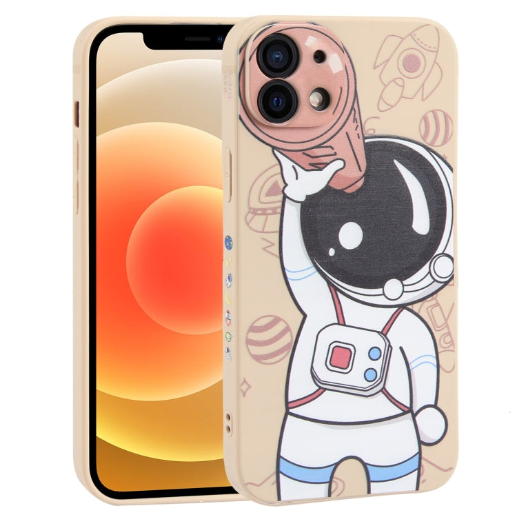 Spaceman Binoculars Phone Case, For iPhone SE 2022 / SE 2020 / 8 / 7, For iPhone 13 Pro Max, For iPhone 13 Pro, For iPhone 13, For iPhone 13 mini, For iPhone 12, For iPhone 12 Pro Max, For iPhone 12 Pro