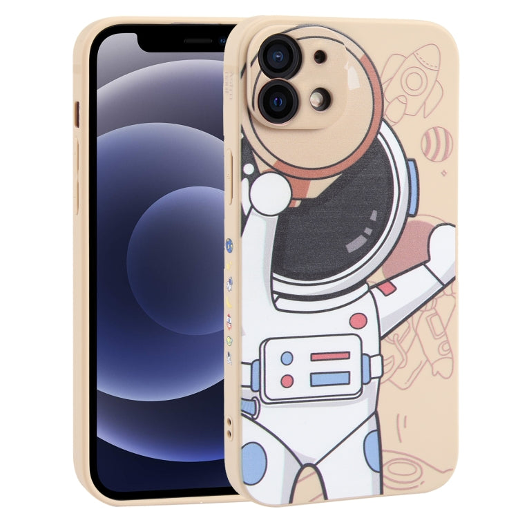 Spaceman Binoculars Phone Case, For iPhone 12 mini, For iPhone 11 Pro Max, For iPhone 11, For iPhone 11 Pro, For iPhone XS / X, For iPhone XR, For iPhone XS Max, For iPhone 8 Plus / 7 Plus
