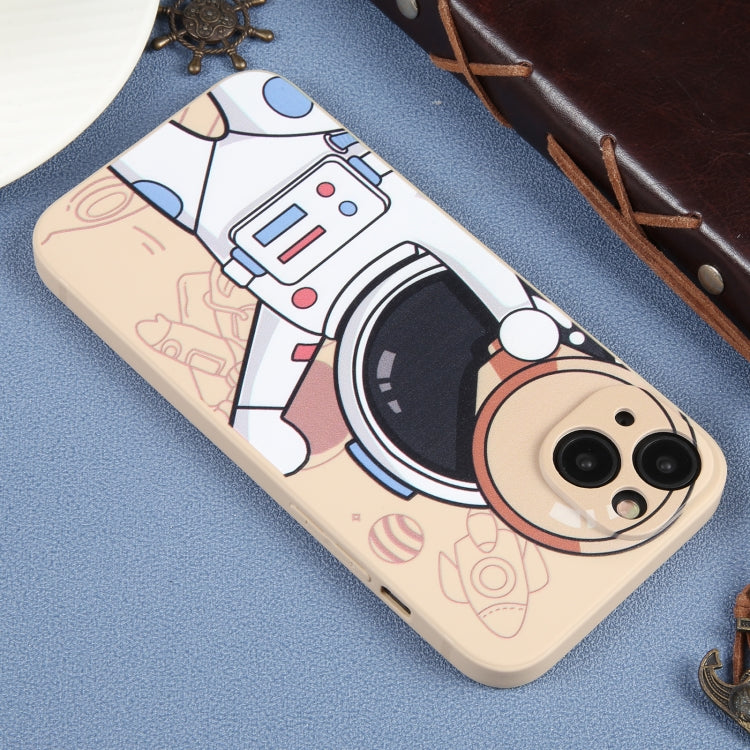 Spaceman Binoculars Phone Case, For iPhone 12 mini, For iPhone 11 Pro Max, For iPhone 11, For iPhone 11 Pro, For iPhone XS / X, For iPhone XR, For iPhone XS Max, For iPhone 8 Plus / 7 Plus