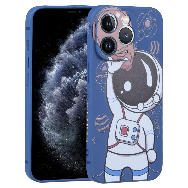 Spaceman Binoculars Phone Case, For iPhone 12 mini, For iPhone 11 Pro Max, For iPhone 11, For iPhone 11 Pro, For iPhone XS / X, For iPhone XR, For iPhone XS Max, For iPhone 8 Plus / 7 Plus