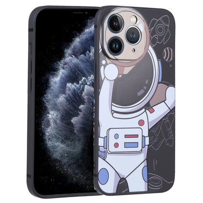 Spaceman Binoculars Phone Case, For iPhone 12 mini, For iPhone 11 Pro Max, For iPhone 11, For iPhone 11 Pro, For iPhone XS / X, For iPhone XR, For iPhone XS Max, For iPhone 8 Plus / 7 Plus