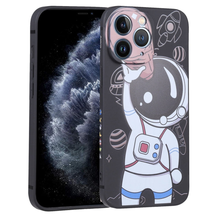 Spaceman Binoculars Phone Case, For iPhone 12 mini, For iPhone 11 Pro Max, For iPhone 11, For iPhone 11 Pro, For iPhone XS / X, For iPhone XR, For iPhone XS Max, For iPhone 8 Plus / 7 Plus