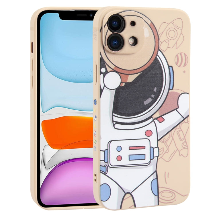 Spaceman Binoculars Phone Case, For iPhone 12 mini, For iPhone 11 Pro Max, For iPhone 11, For iPhone 11 Pro, For iPhone XS / X, For iPhone XR, For iPhone XS Max, For iPhone 8 Plus / 7 Plus