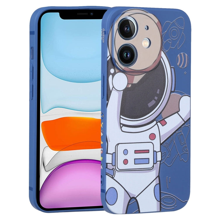 Spaceman Binoculars Phone Case, For iPhone 12 mini, For iPhone 11 Pro Max, For iPhone 11, For iPhone 11 Pro, For iPhone XS / X, For iPhone XR, For iPhone XS Max, For iPhone 8 Plus / 7 Plus