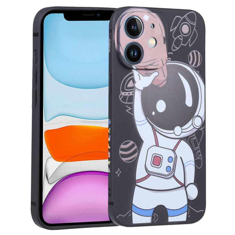 Spaceman Binoculars Phone Case, For iPhone 12 mini, For iPhone 11 Pro Max, For iPhone 11, For iPhone 11 Pro, For iPhone XS / X, For iPhone XR, For iPhone XS Max, For iPhone 8 Plus / 7 Plus