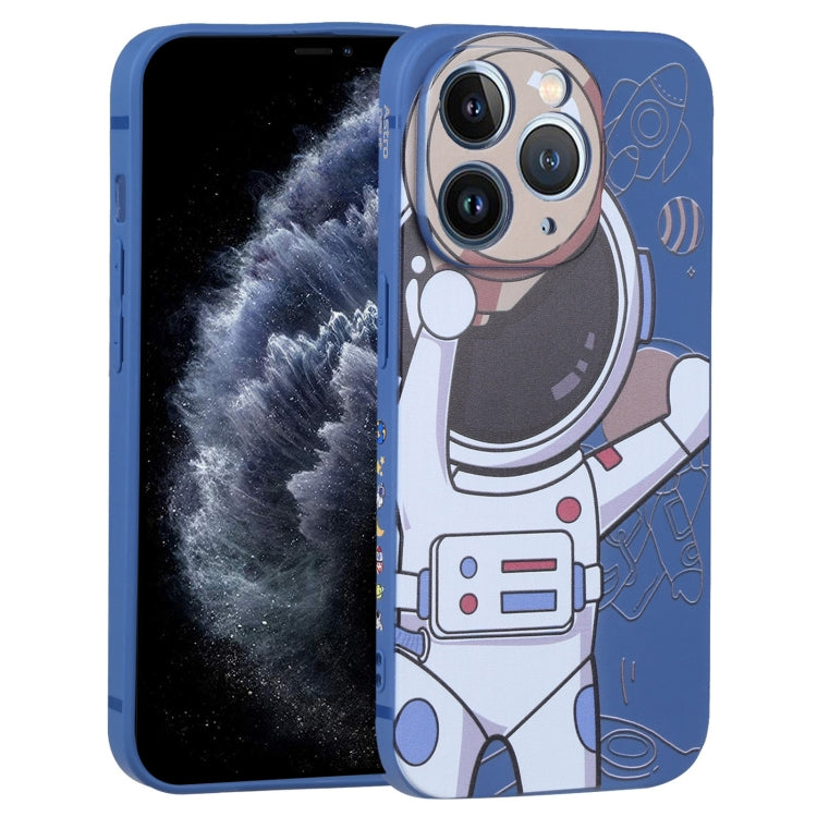 Spaceman Binoculars Phone Case, For iPhone 12 mini, For iPhone 11 Pro Max, For iPhone 11, For iPhone 11 Pro, For iPhone XS / X, For iPhone XR, For iPhone XS Max, For iPhone 8 Plus / 7 Plus