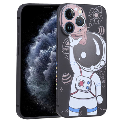 Spaceman Binoculars Phone Case, For iPhone 12 mini, For iPhone 11 Pro Max, For iPhone 11, For iPhone 11 Pro, For iPhone XS / X, For iPhone XR, For iPhone XS Max, For iPhone 8 Plus / 7 Plus