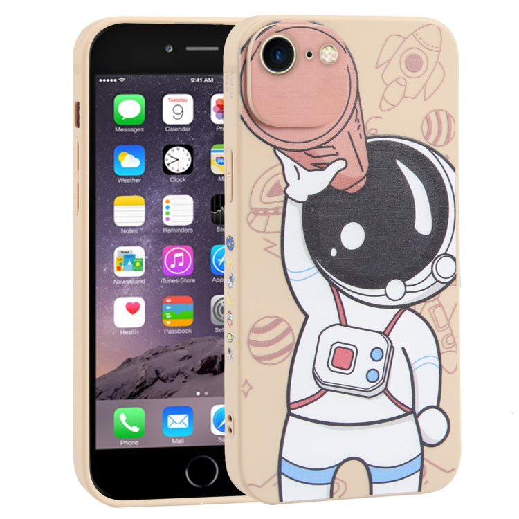Spaceman Binoculars Phone Case, For iPhone SE 2022 / SE 2020 / 8 / 7, For iPhone 13 Pro Max, For iPhone 13 Pro, For iPhone 13, For iPhone 13 mini, For iPhone 12, For iPhone 12 Pro Max, For iPhone 12 Pro