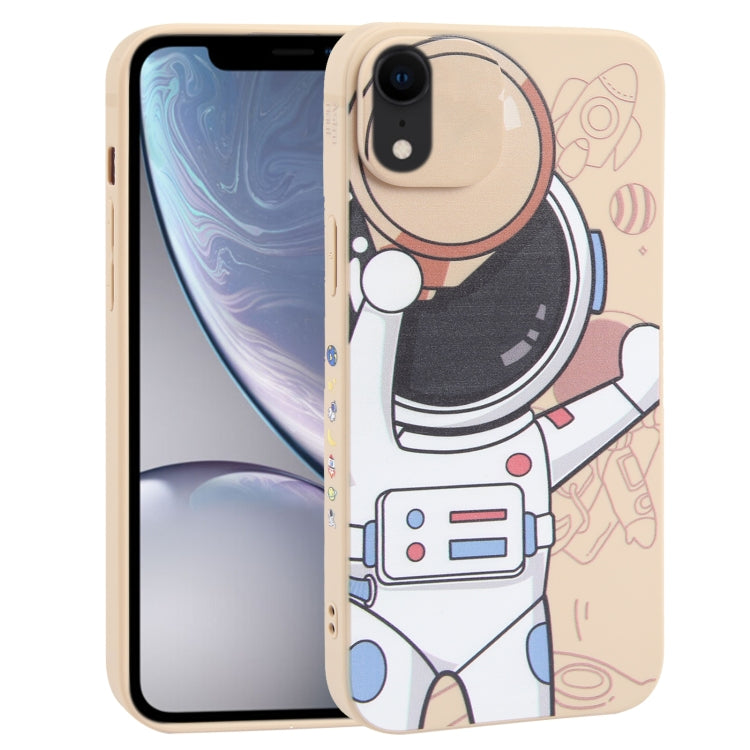 Spaceman Binoculars Phone Case, For iPhone 12 mini, For iPhone 11 Pro Max, For iPhone 11, For iPhone 11 Pro, For iPhone XS / X, For iPhone XR, For iPhone XS Max, For iPhone 8 Plus / 7 Plus