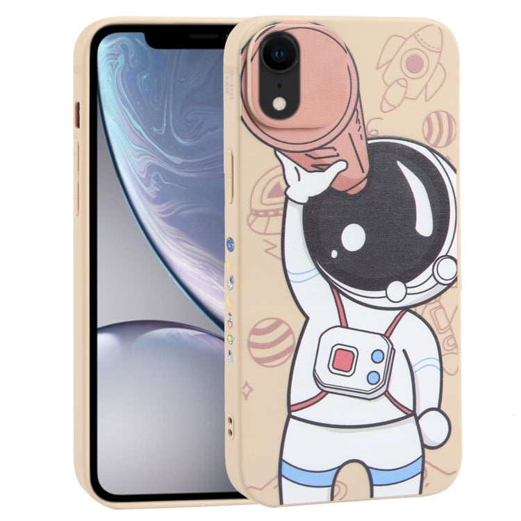 Spaceman Binoculars Phone Case, For iPhone 12 mini, For iPhone 11 Pro Max, For iPhone 11, For iPhone 11 Pro, For iPhone XS / X, For iPhone XR, For iPhone XS Max, For iPhone 8 Plus / 7 Plus