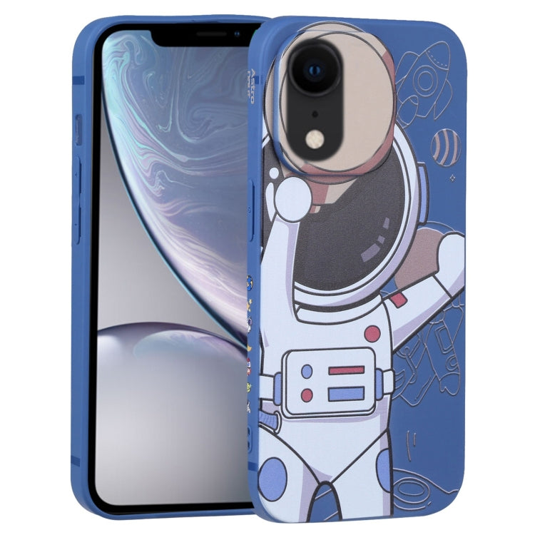 Spaceman Binoculars Phone Case, For iPhone 12 mini, For iPhone 11 Pro Max, For iPhone 11, For iPhone 11 Pro, For iPhone XS / X, For iPhone XR, For iPhone XS Max, For iPhone 8 Plus / 7 Plus