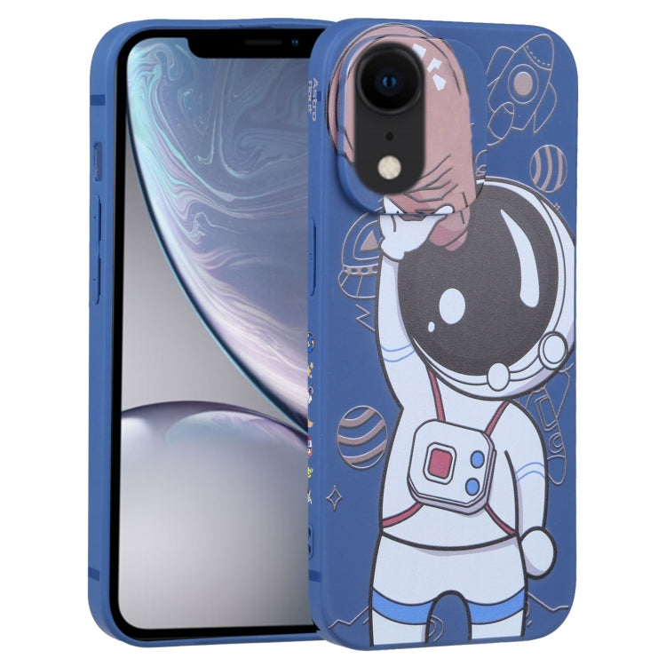 Spaceman Binoculars Phone Case, For iPhone 12 mini, For iPhone 11 Pro Max, For iPhone 11, For iPhone 11 Pro, For iPhone XS / X, For iPhone XR, For iPhone XS Max, For iPhone 8 Plus / 7 Plus