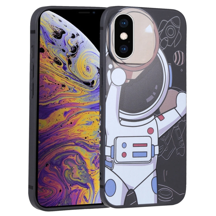 Spaceman Binoculars Phone Case, For iPhone 12 mini, For iPhone 11 Pro Max, For iPhone 11, For iPhone 11 Pro, For iPhone XS / X, For iPhone XR, For iPhone XS Max, For iPhone 8 Plus / 7 Plus