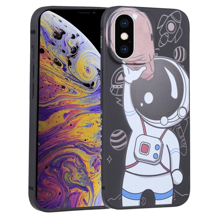 Spaceman Binoculars Phone Case, For iPhone 12 mini, For iPhone 11 Pro Max, For iPhone 11, For iPhone 11 Pro, For iPhone XS / X, For iPhone XR, For iPhone XS Max, For iPhone 8 Plus / 7 Plus
