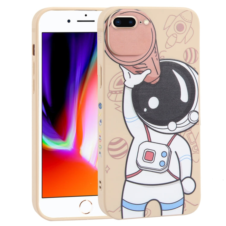 Spaceman Binoculars Phone Case, For iPhone 12 mini, For iPhone 11 Pro Max, For iPhone 11, For iPhone 11 Pro, For iPhone XS / X, For iPhone XR, For iPhone XS Max, For iPhone 8 Plus / 7 Plus