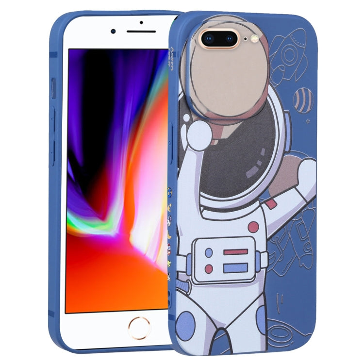 Spaceman Binoculars Phone Case, For iPhone 12 mini, For iPhone 11 Pro Max, For iPhone 11, For iPhone 11 Pro, For iPhone XS / X, For iPhone XR, For iPhone XS Max, For iPhone 8 Plus / 7 Plus