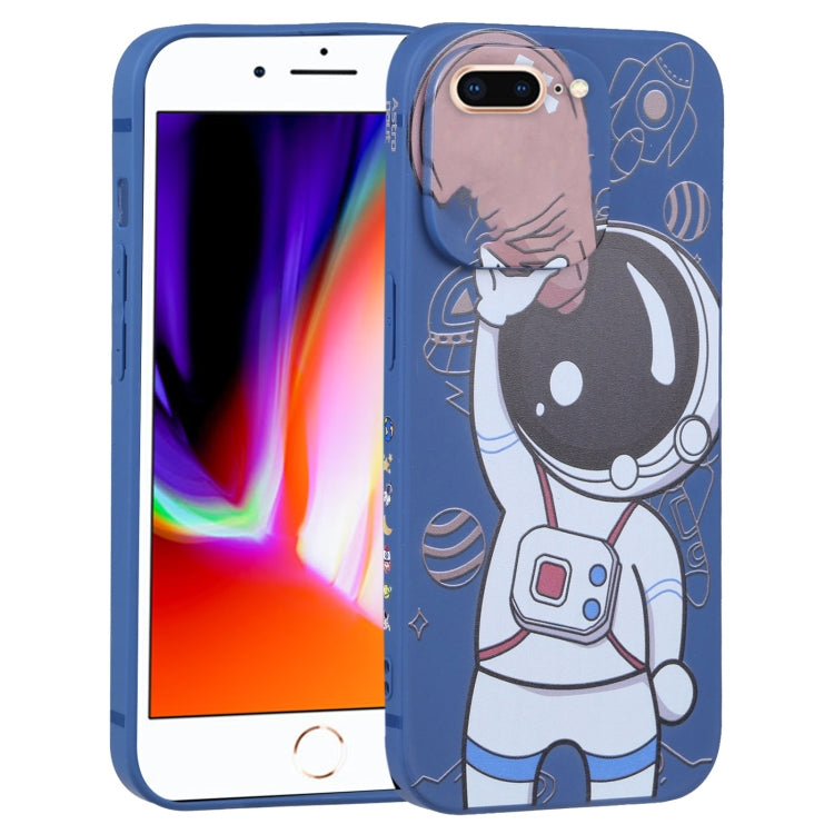 Spaceman Binoculars Phone Case, For iPhone 12 mini, For iPhone 11 Pro Max, For iPhone 11, For iPhone 11 Pro, For iPhone XS / X, For iPhone XR, For iPhone XS Max, For iPhone 8 Plus / 7 Plus