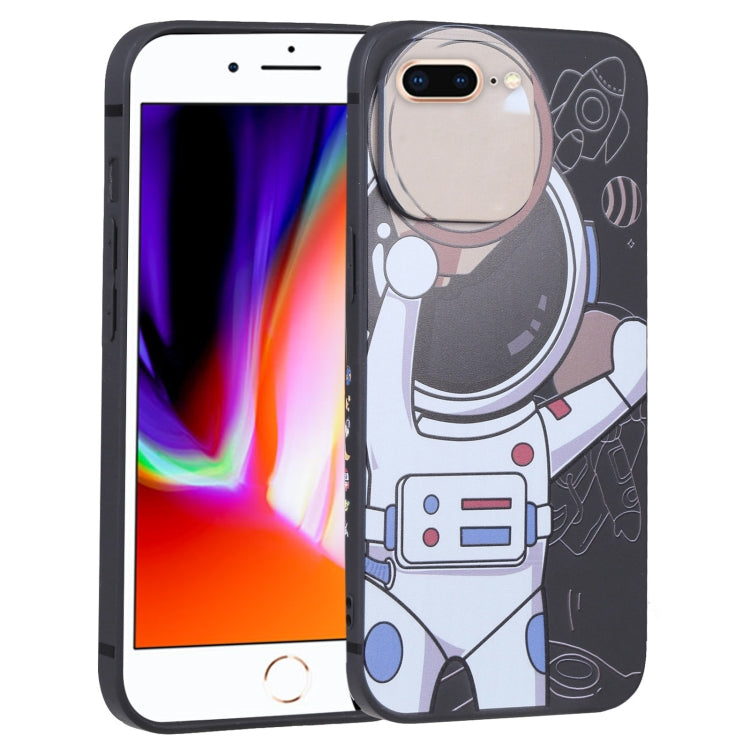 Spaceman Binoculars Phone Case, For iPhone 12 mini, For iPhone 11 Pro Max, For iPhone 11, For iPhone 11 Pro, For iPhone XS / X, For iPhone XR, For iPhone XS Max, For iPhone 8 Plus / 7 Plus
