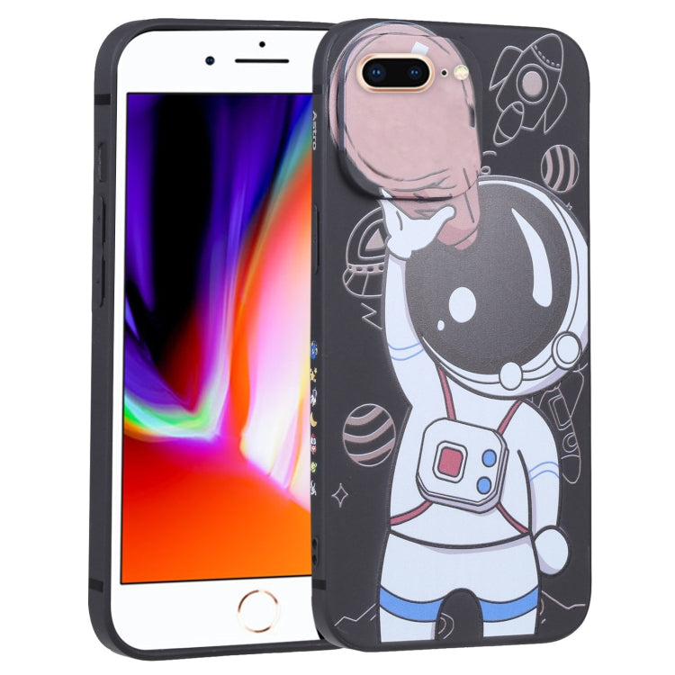 Spaceman Binoculars Phone Case, For iPhone 12 mini, For iPhone 11 Pro Max, For iPhone 11, For iPhone 11 Pro, For iPhone XS / X, For iPhone XR, For iPhone XS Max, For iPhone 8 Plus / 7 Plus