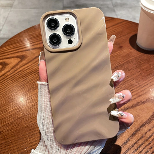 Solid Color Wave Texture TPU Phone Case, For iPhone 16 Pro Max, For iPhone 16 Pro, For iPhone 16 Plus, For iPhone 16, For iPhone 15 Pro Max, For iPhone 15 Pro