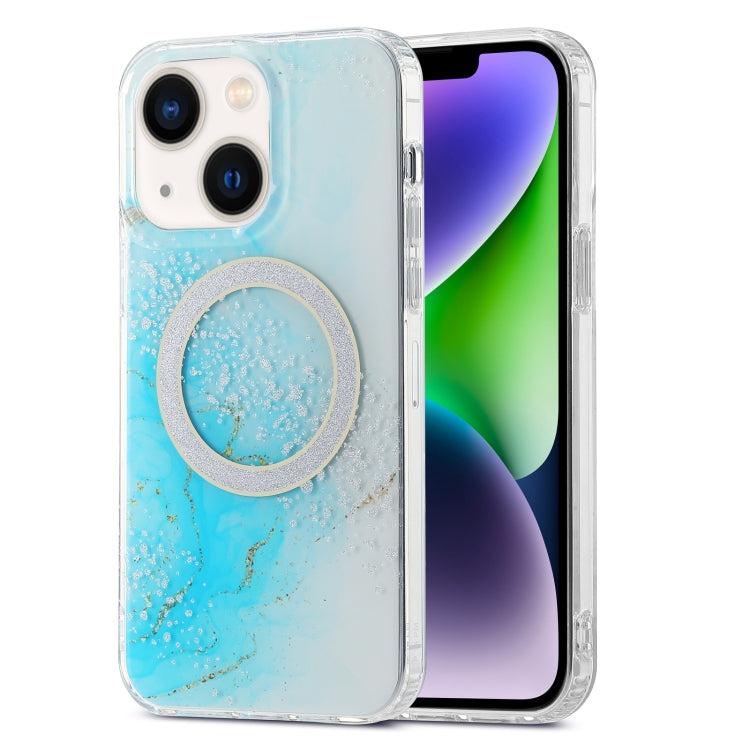 Dual-side IMD Marble Magsafe Phone Case, For iPhone 15 Pro Max, For iPhone 14, For iPhone 15 Pro, For iPhone 14 Pro, For iPhone 15 Plus, For iPhone 14 Pro Max