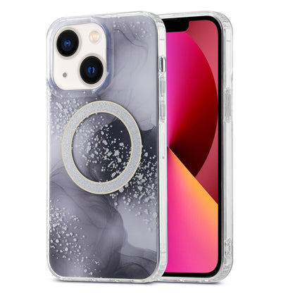 Dual-side IMD Marble Magsafe Phone Case, For iPhone 13 Pro Max, For iPhone 15, For iPhone 13 Pro, For iPhone 13, For iPhone 12, For iPhone 12 Pro Max