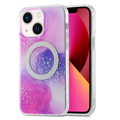 Dual-side IMD Marble Magsafe Phone Case, For iPhone 13 Pro Max, For iPhone 15, For iPhone 13 Pro, For iPhone 13, For iPhone 12, For iPhone 12 Pro Max
