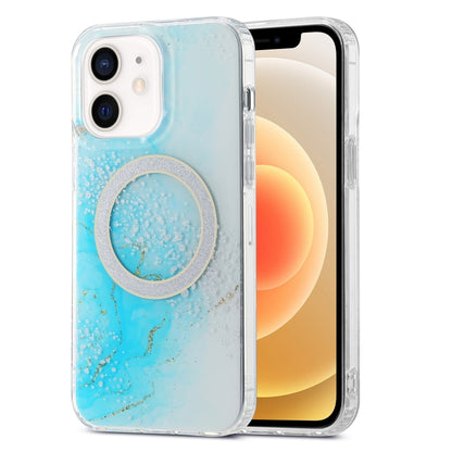Dual-side IMD Marble Magsafe Phone Case, For iPhone 13 Pro Max, For iPhone 15, For iPhone 13 Pro, For iPhone 13, For iPhone 12, For iPhone 12 Pro Max