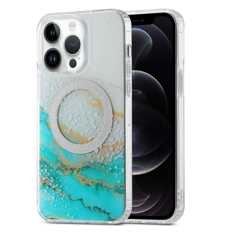 Dual-side IMD Marble Magsafe Phone Case, For iPhone 12 Pro