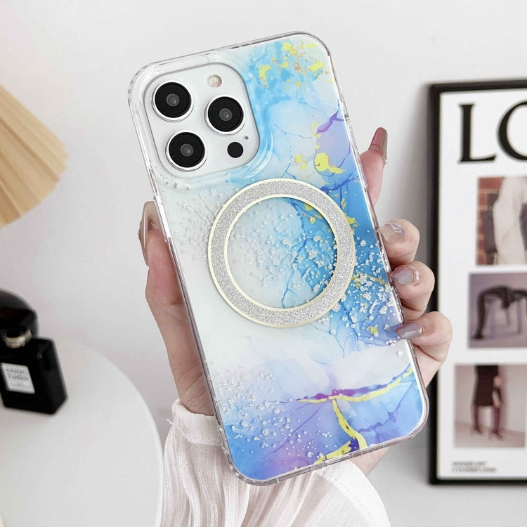 Dual-side IMD Marble Magsafe Phone Case, For iPhone 15 Pro Max, For iPhone 14, For iPhone 15 Pro, For iPhone 14 Pro, For iPhone 15 Plus, For iPhone 14 Pro Max