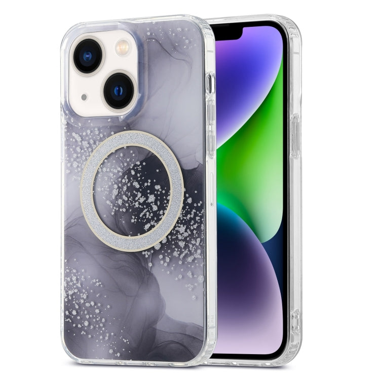 Dual-side IMD Marble Magsafe Phone Case, For iPhone 15 Pro Max, For iPhone 14, For iPhone 15 Pro, For iPhone 14 Pro, For iPhone 15 Plus, For iPhone 14 Pro Max