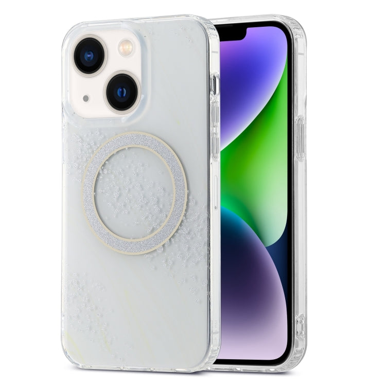 Dual-side IMD Marble Magsafe Phone Case, For iPhone 15 Pro Max, For iPhone 14, For iPhone 15 Pro, For iPhone 14 Pro, For iPhone 15 Plus, For iPhone 14 Pro Max