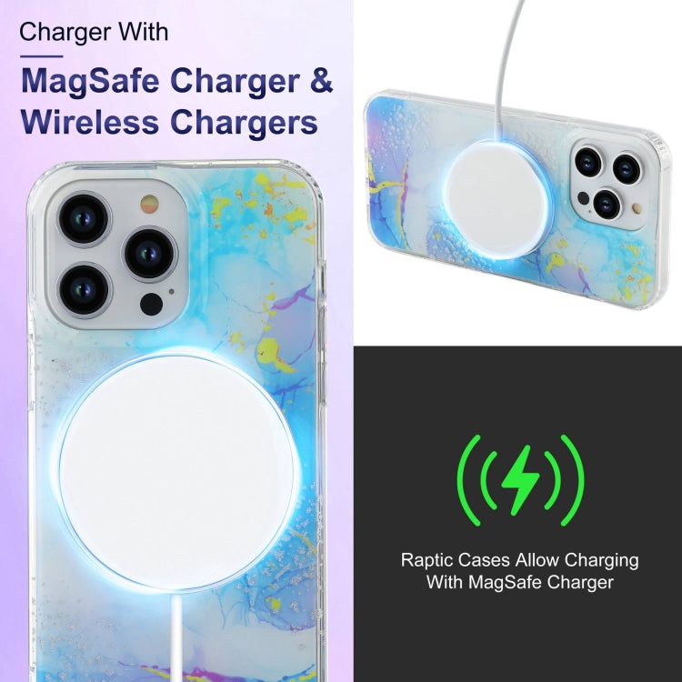 Dual-side IMD Marble Magsafe Phone Case, For iPhone 15 Pro Max, For iPhone 14, For iPhone 15 Pro, For iPhone 14 Pro, For iPhone 15 Plus, For iPhone 14 Pro Max