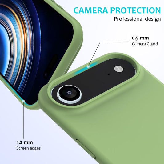 Solid Color Silicone Phone Case, For iPhone Air, For iPhone 16 Pro Max, For iPhone 16 Pro, For iPhone 16 Plus