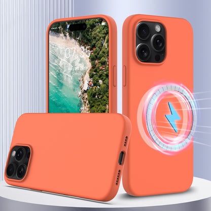Shockproof Silicone Magsafe Phone Case, For iPhone 16 Pro Max, For iPhone 16 Pro, For iPhone 16 Plus, For iPhone 16, For iPhone 15 Pro Max