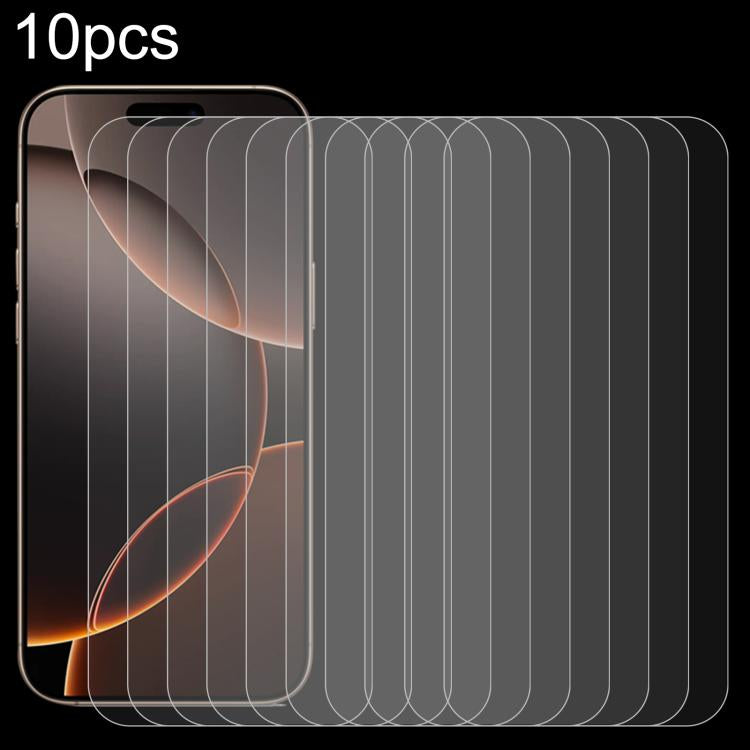 10pcs 0.26mm 9H 2.5D High Aluminum Tempered Glass Film, For iPhone 17 Pro Max, For iPhone 17 Pro / 17, For iPhone Air, For iPhone 16e / 13 / 13 Pro, For iPhone 16 Pro Max, For iPhone 16 Pro, For iPhone 16 Plus, For iPhone 16                            ...