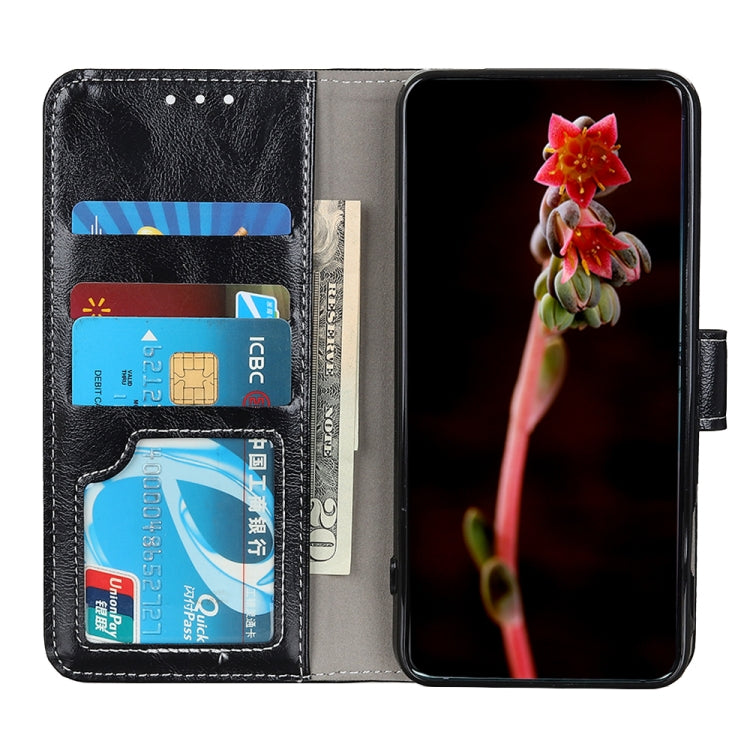 Retro Crazy Horse Texture Horizontal Flip Leather Phone Case, For iPhone 15 Pro Max, For iPhone 15 Pro, For iPhone 15 Plus, For iPhone 15