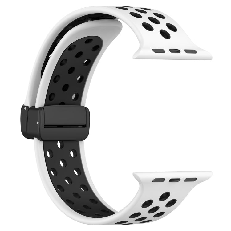 Magnetic Buckle Silicone Watch Band, For Apple Watch Ultra 49mm, For Apple Watch SE 2023 44mm, For Apple Watch 8 41mm