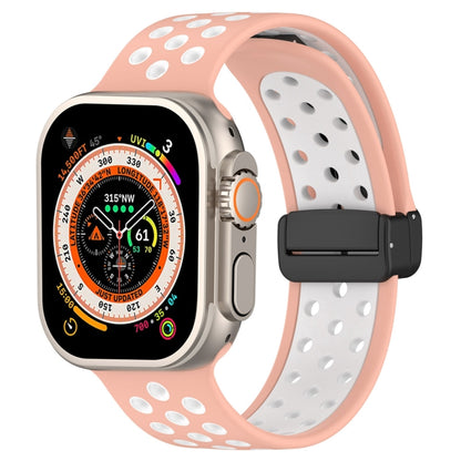 Magnetic Buckle Silicone Watch Band, For Apple Watch SE 2023 44mm, For Apple Watch Ultra 49mm, For Apple Watch 8 41mm