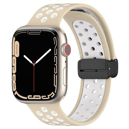 Magnetic Buckle Silicone Watch Band, For Apple Watch SE 2023 44mm, For Apple Watch Ultra 49mm, For Apple Watch 8 41mm