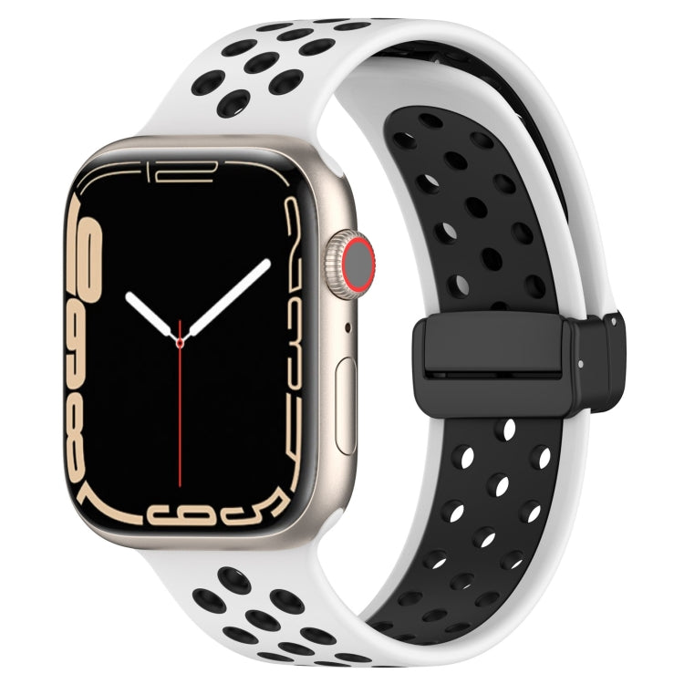 Magnetic Buckle Silicone Watch Band, For Apple Watch SE 2023 40mm, For Apple Watch 8 45mm, For Apple Watch Ultra 2 49mm