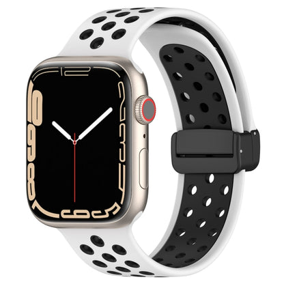 Magnetic Buckle Silicone Watch Band, For Apple Watch SE 2023 40mm, For Apple Watch 8 45mm, For Apple Watch Ultra 2 49mm