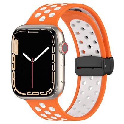 Magnetic Buckle Silicone Watch Band, For Apple Watch SE 2023 40mm, For Apple Watch 8 45mm, For Apple Watch Ultra 2 49mm