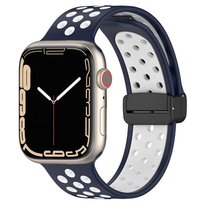 Magnetic Buckle Silicone Watch Band, For Apple Watch SE 2023 40mm, For Apple Watch 8 45mm, For Apple Watch Ultra 2 49mm