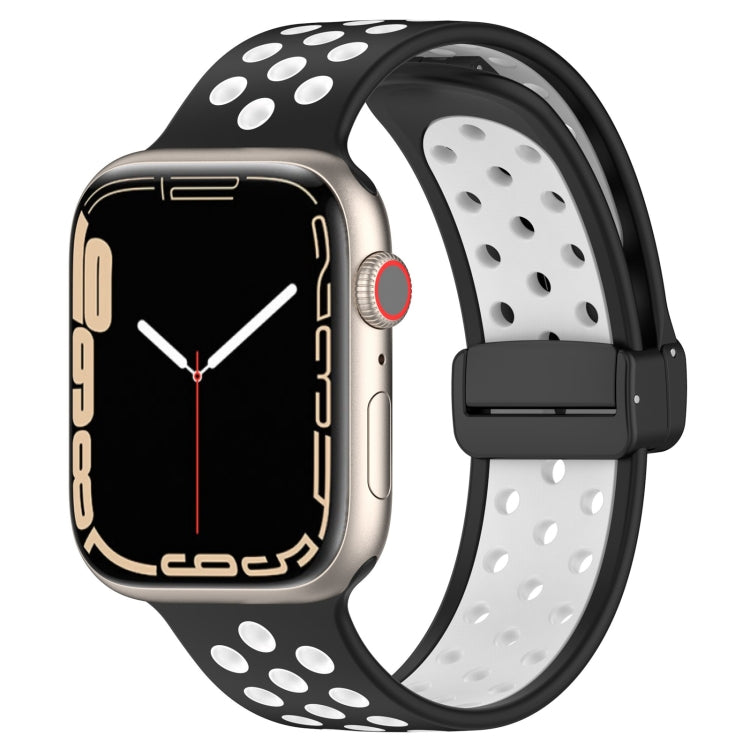 Magnetic Buckle Silicone Watch Band, For Apple Watch SE 2023 40mm, For Apple Watch 8 45mm, For Apple Watch Ultra 2 49mm
