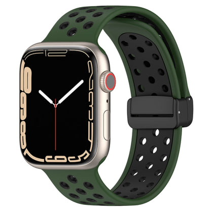 Magnetic Buckle Silicone Watch Band, For Apple Watch 3 42mm, For Apple Watch 2 42mm, For Apple Watch 2 38mm
