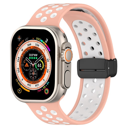 Magnetic Buckle Silicone Watch Band, For Apple Watch SE 2023 40mm, For Apple Watch 8 45mm, For Apple Watch Ultra 2 49mm