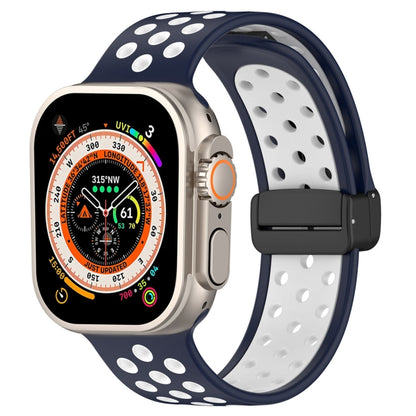 Magnetic Buckle Silicone Watch Band, For Apple Watch SE 2023 40mm, For Apple Watch 8 45mm, For Apple Watch Ultra 2 49mm