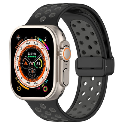 Magnetic Buckle Silicone Watch Band, For Apple Watch SE 2023 40mm, For Apple Watch 8 45mm, For Apple Watch Ultra 2 49mm