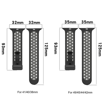 Magnetic Buckle Silicone Watch Band, For Apple Watch SE 2023 40mm, For Apple Watch 8 45mm, For Apple Watch Ultra 2 49mm